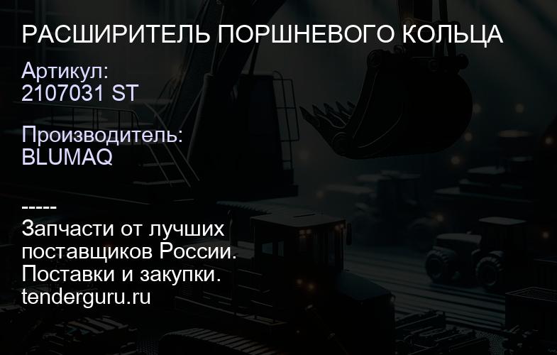 2107031 ST РАСШИРИТЕЛЬ ПОРШНЕВОГО КОЛЬЦА | купить запчасти